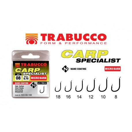 Cârlige Trabucco Carp Specialist Micro Barb