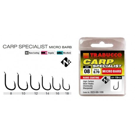 Cârlige Trabucco Carp Specialist Micro Barb