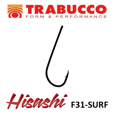 Cârlige Trabucco Hisashi F-31 Surf, 15 buc/plic