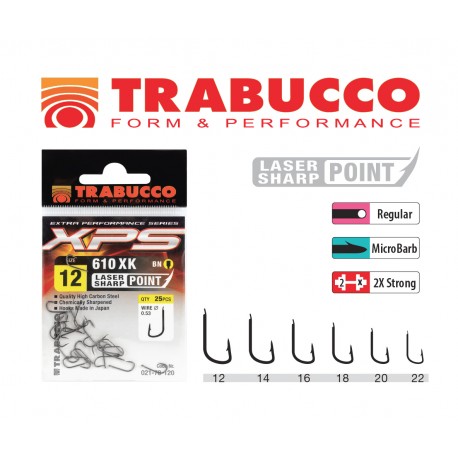 Cârlige Trabucco XPS 610XK, 25 buc/plic