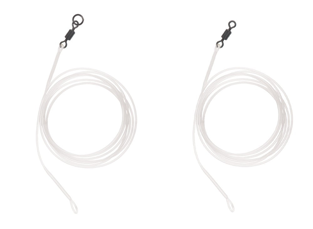Carp Spirit Fluoro Leader Ring Swivel 35 LB 100cm