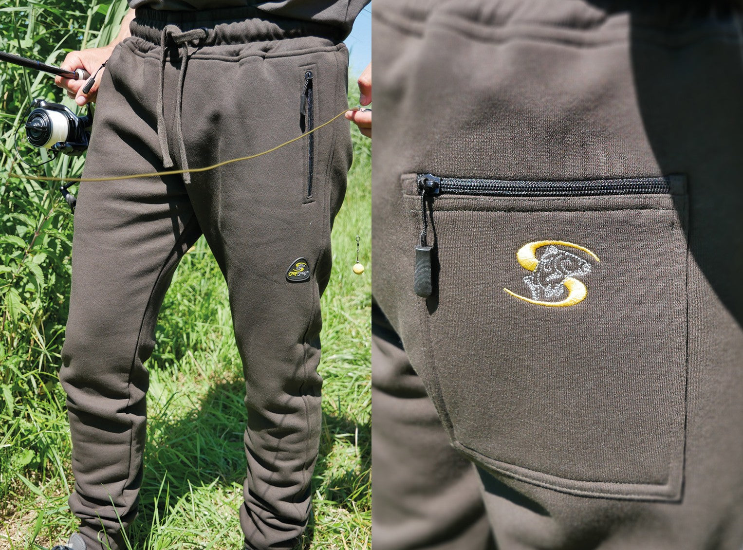 Carp Spirit pantalon jogging verde (XL)