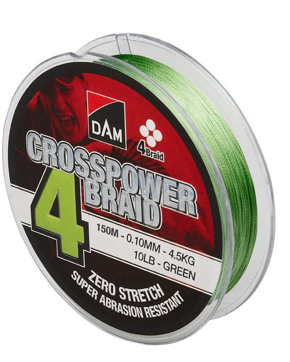 FIR TEXTIL CROSSPOWER 4X GREEN 020MM/9,9KG/150M