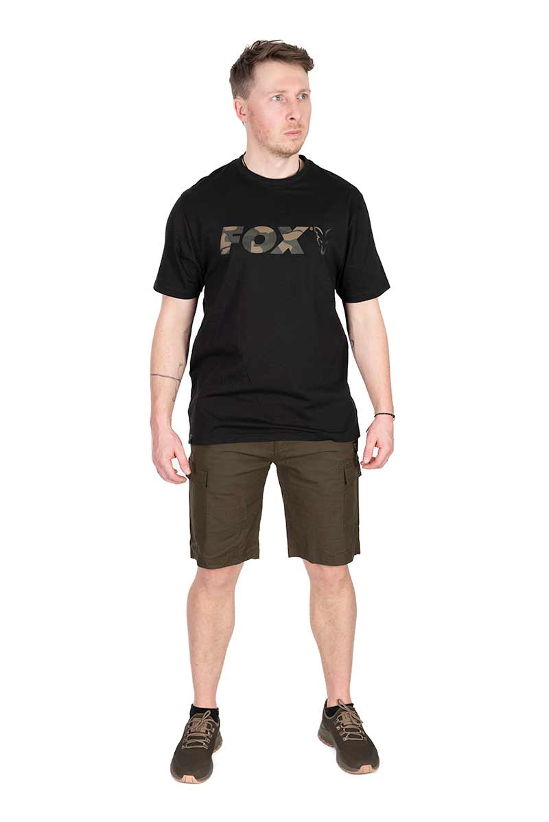 Fox Black/Camo Logo T-Shirt