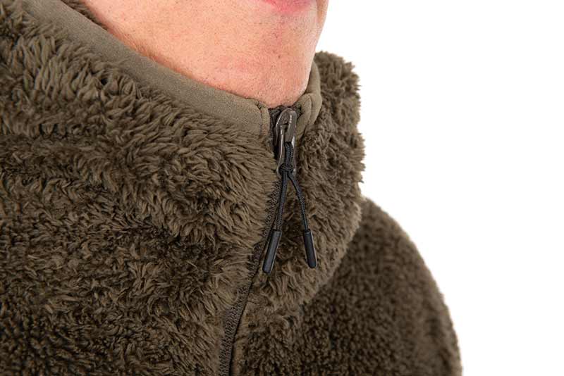 Fox HD Premium Full Zip Teddy Jacket - Khaki