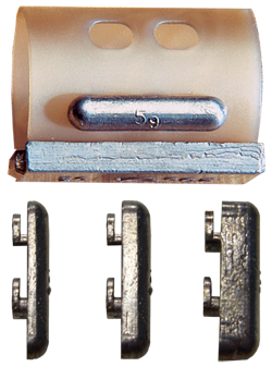Clip-on Weights 5g (4 buc/blister) (comanda minima 10 blistere)