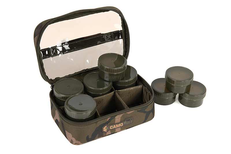 Fox Camolite™ 8 pot Hookbait Case