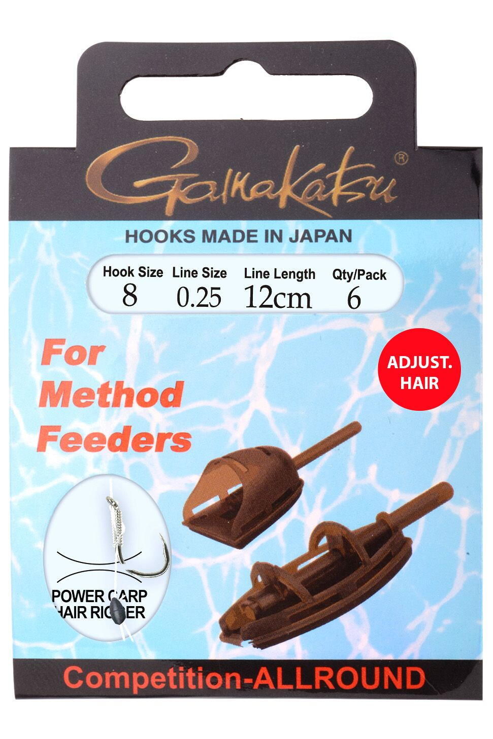 MONT. METHOD HAIR AD PCHR NR.12/0.25MM/12CM 6BUC/PL