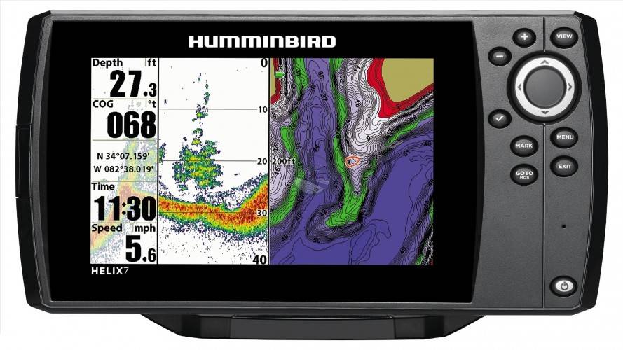 SONAR HELIX 7 DI DUAL BEAM PLUS GPS