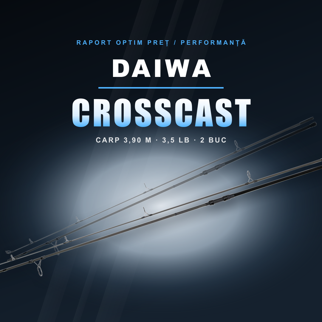 Lansete DAIWA CrossCast Carp 3,90 m 3,5 lb - promotie PescarMania