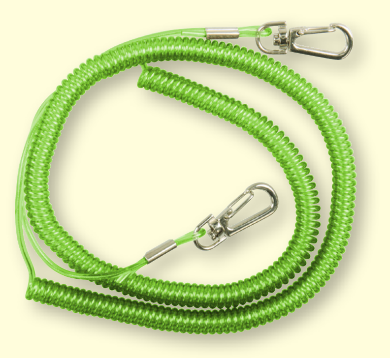CORDON SPIRALAT SAFETY CU AGRAFE 90-250CM