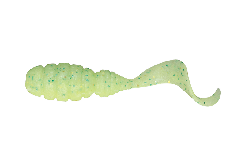 VIERME GOODMEAL GRUB 1,5INCH HOT LIME/GLOW CHARTREUSE 8BUC/PL