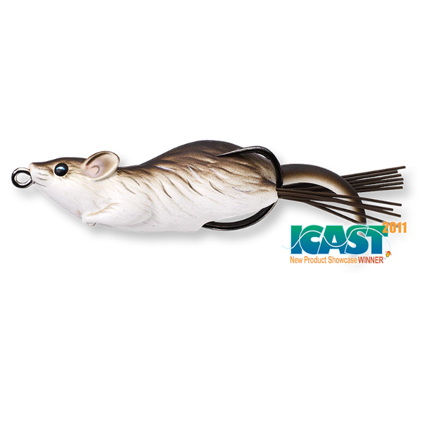 NALUCA HOLLOW MOUSE WALKING BAIT 9CM/28G BROWN/WHITE