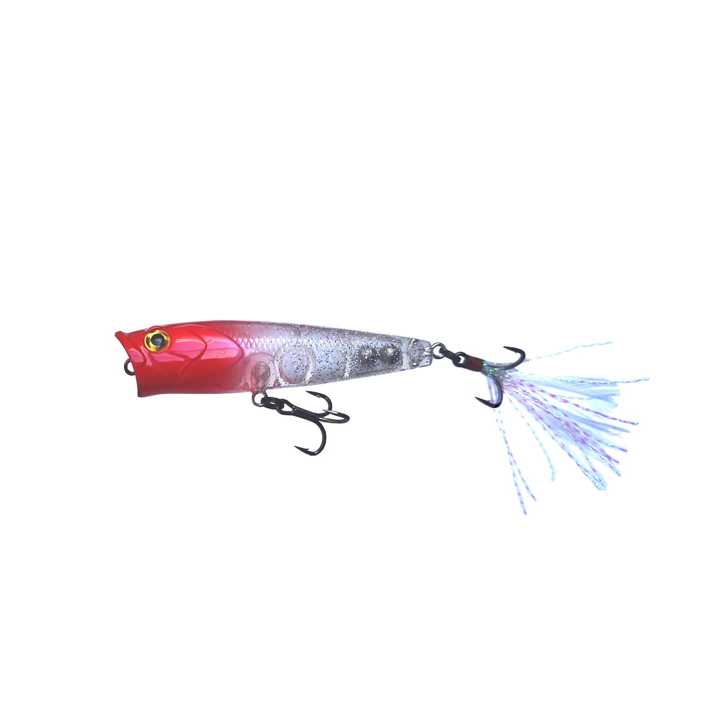 VOBLER BURPY POPPER, 6,5CM/6,3G, REDHEAD
