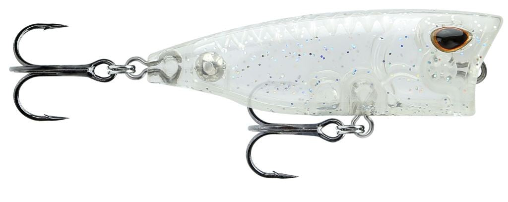 GOMOKU POPPER 60F UV CLEAR HOLOGRAPHIC GLITTER