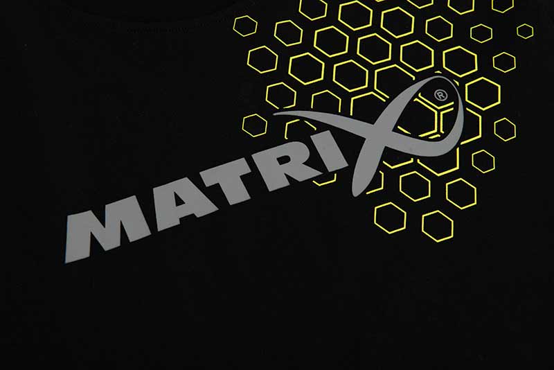 Matrix Hex Print T-Shirt (Black)
