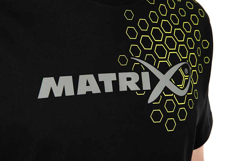 Matrix Hex Print T-Shirt (Black)