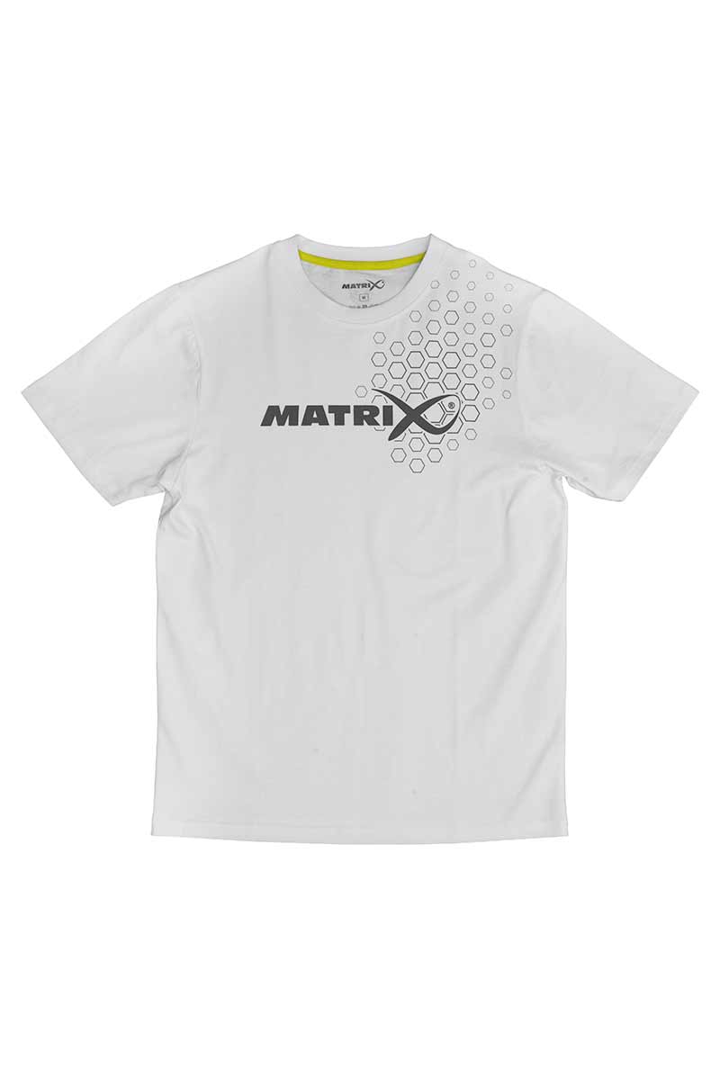 Matrix Hex Print T-Shirt (White)