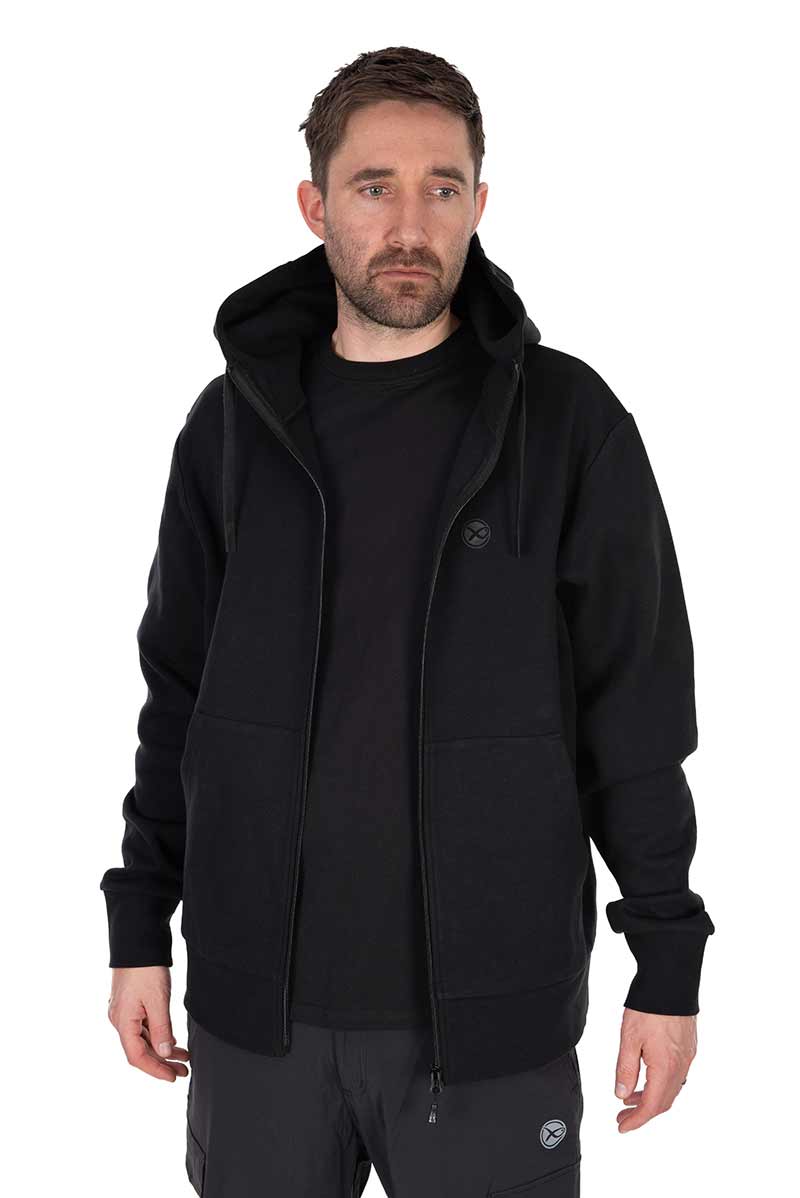 Matrix Stealth Zipped Hoody – Black