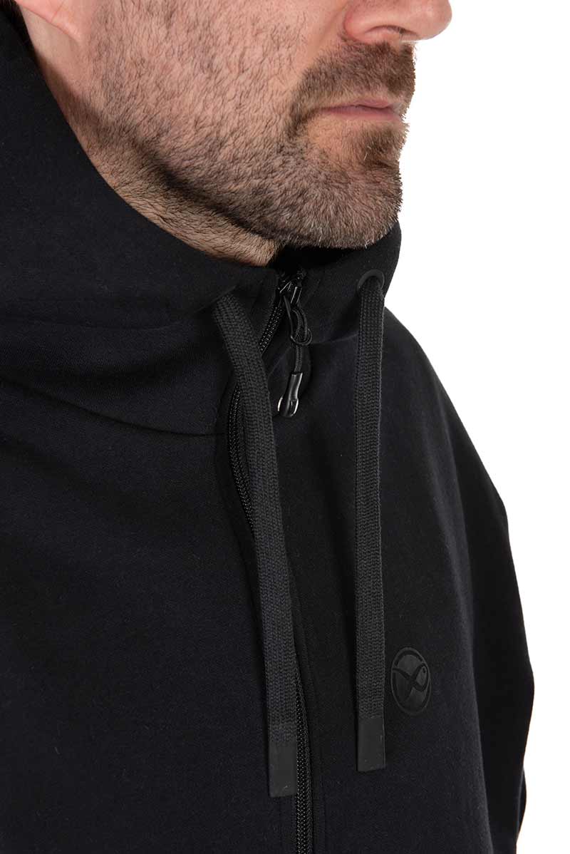 Matrix Stealth Zipped Hoody – Black
