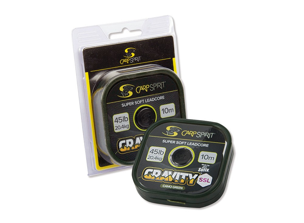 GRAVITY SSL - SUPER SUPPLE LEAD CORE 10M 45LB / CAMO GREEN
