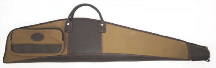 Husa carabina + luneta 121x28 cm interior lana (maro)