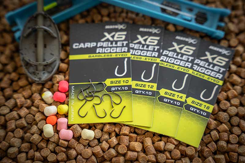 Matrix X6 - Carp Pellet Rigger Hooks