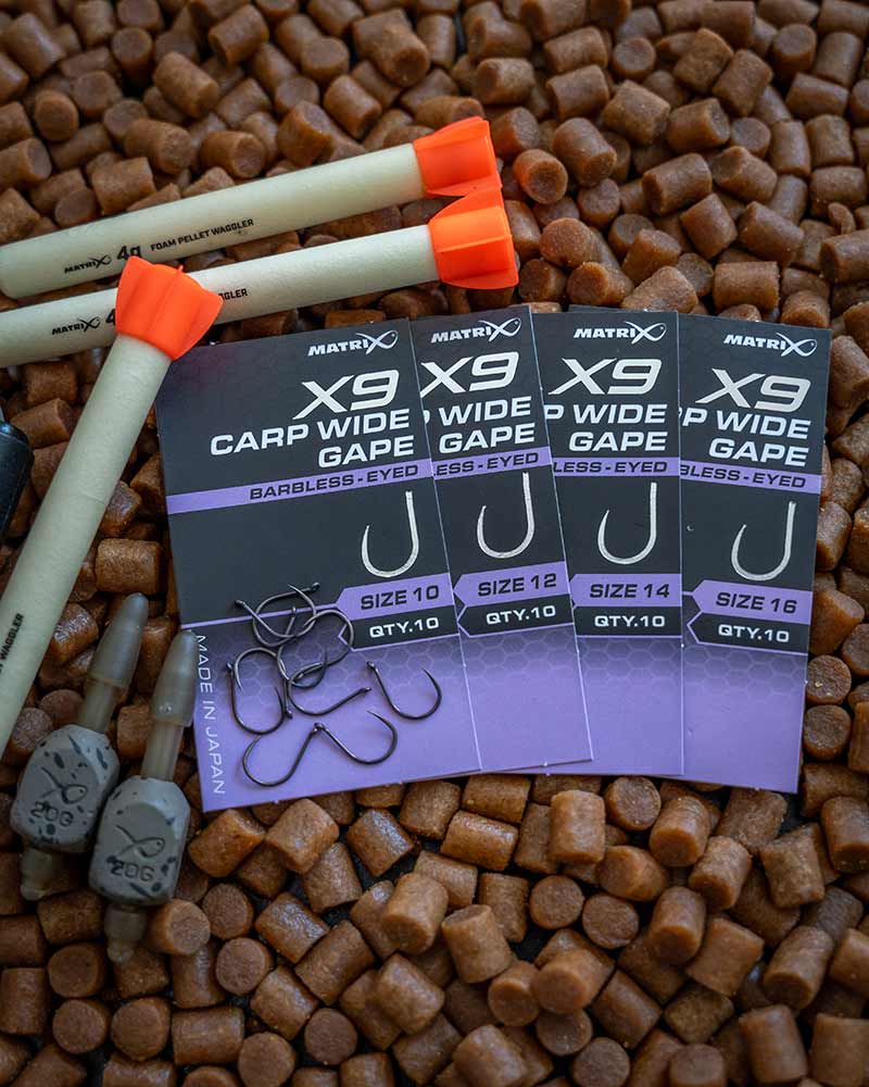 Matrix X9 - Carp Wide Gape Hooks