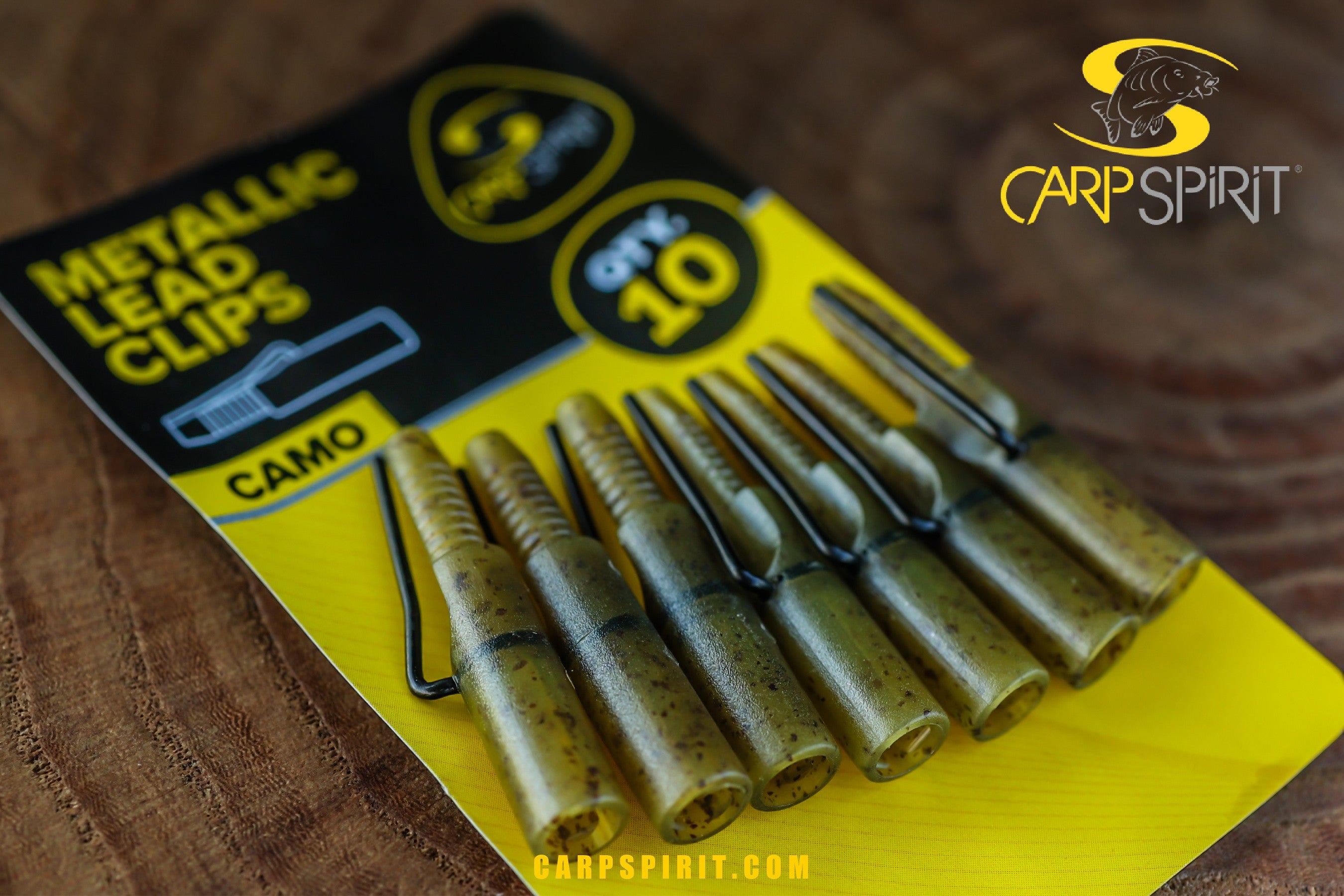 Metalic Lead Clip Pack WEED CAMO x 10