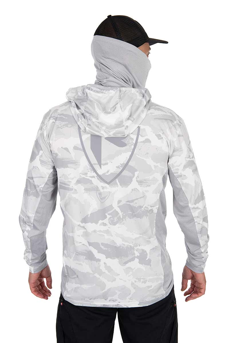 Fox Rage UV Hooded Light Camo Top