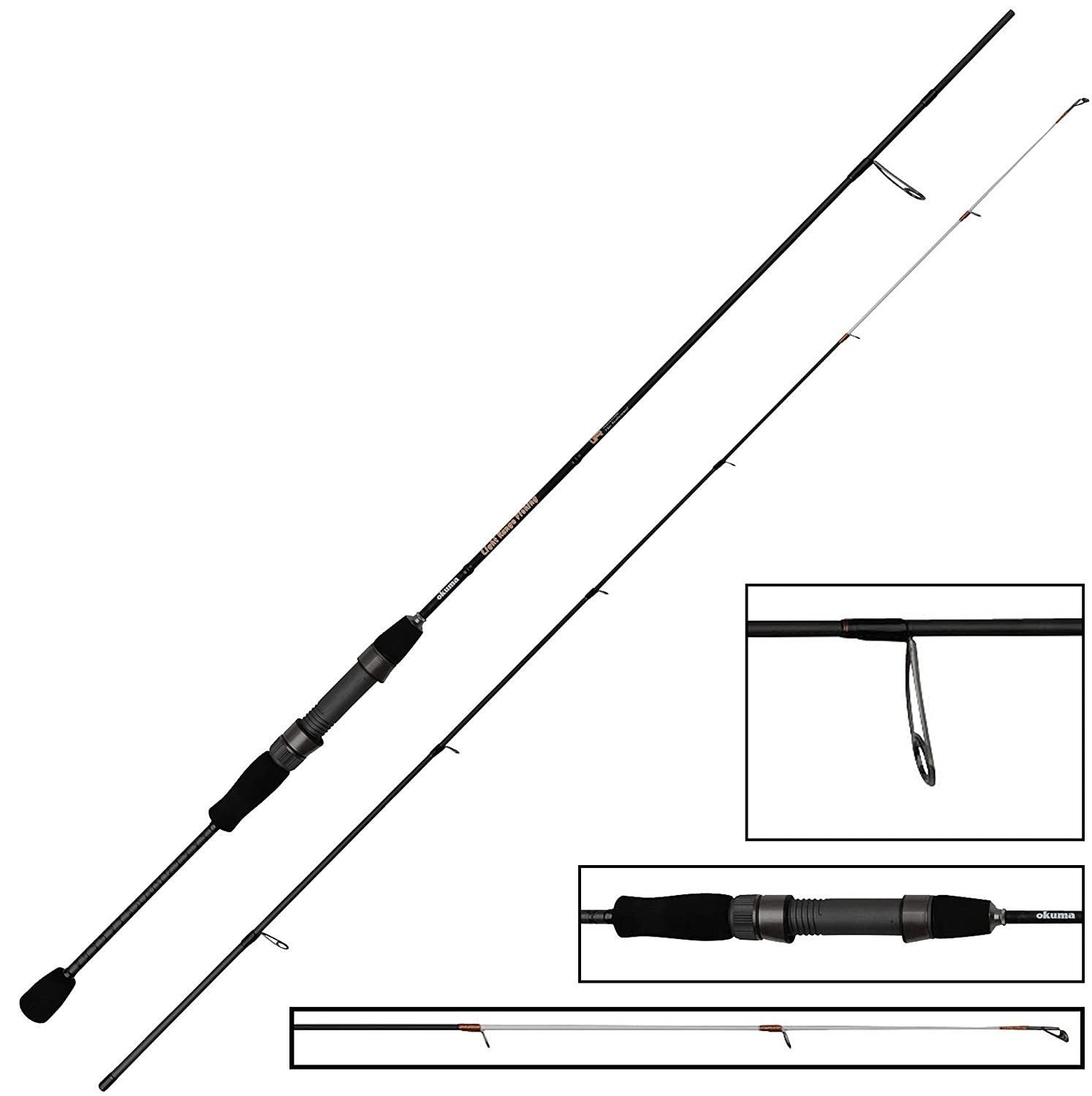 Okuma Light Range Fishing Dropshot 8'0" 244cm 5-25g M 2sec