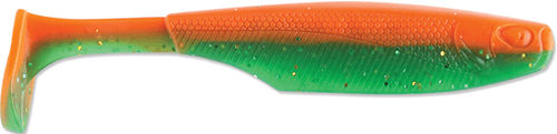SO-RUN SUPERU SHAD 04 (10 buc) FLUORECENT GREEN