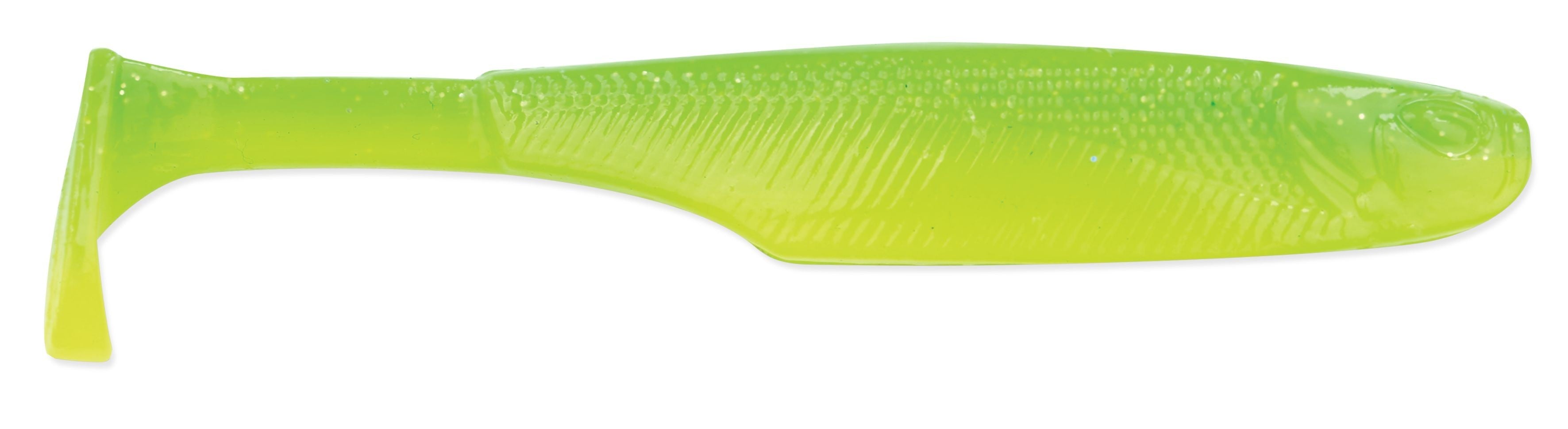 SO-RUN SUPERU SHAD 5" (10 buc) LIME CHAR