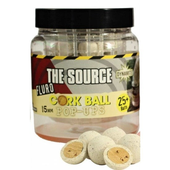 Source Fluro White Corkball Pop-ups - 15mm cutie