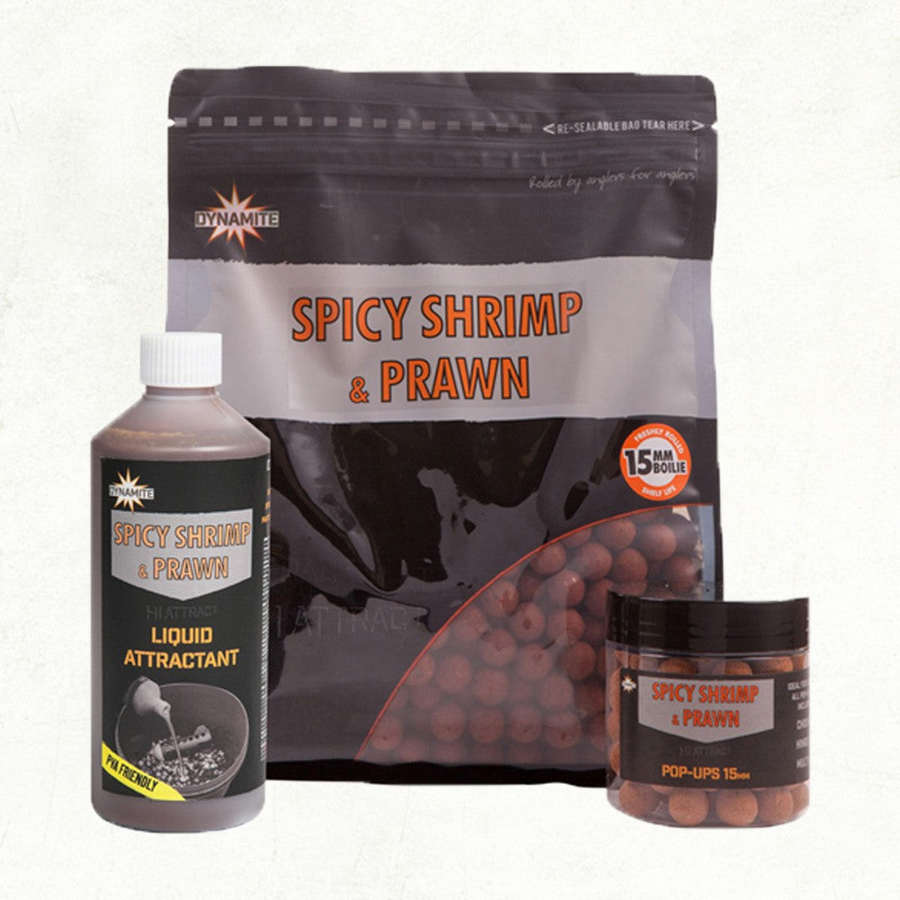 Spicy Shrimp & Prawn boilies 15mm 1,8kg