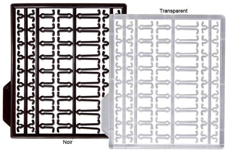 Stoppere boilies 3 dimensiuni / negru (126 buc)