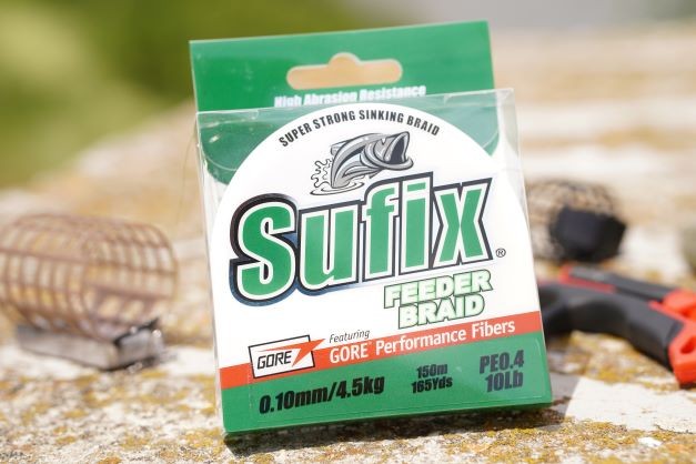 SUFIX FEEDER BRAID 150M 0.10MM/4.5KG/PE0.4/10LB/OLIVE GREEN