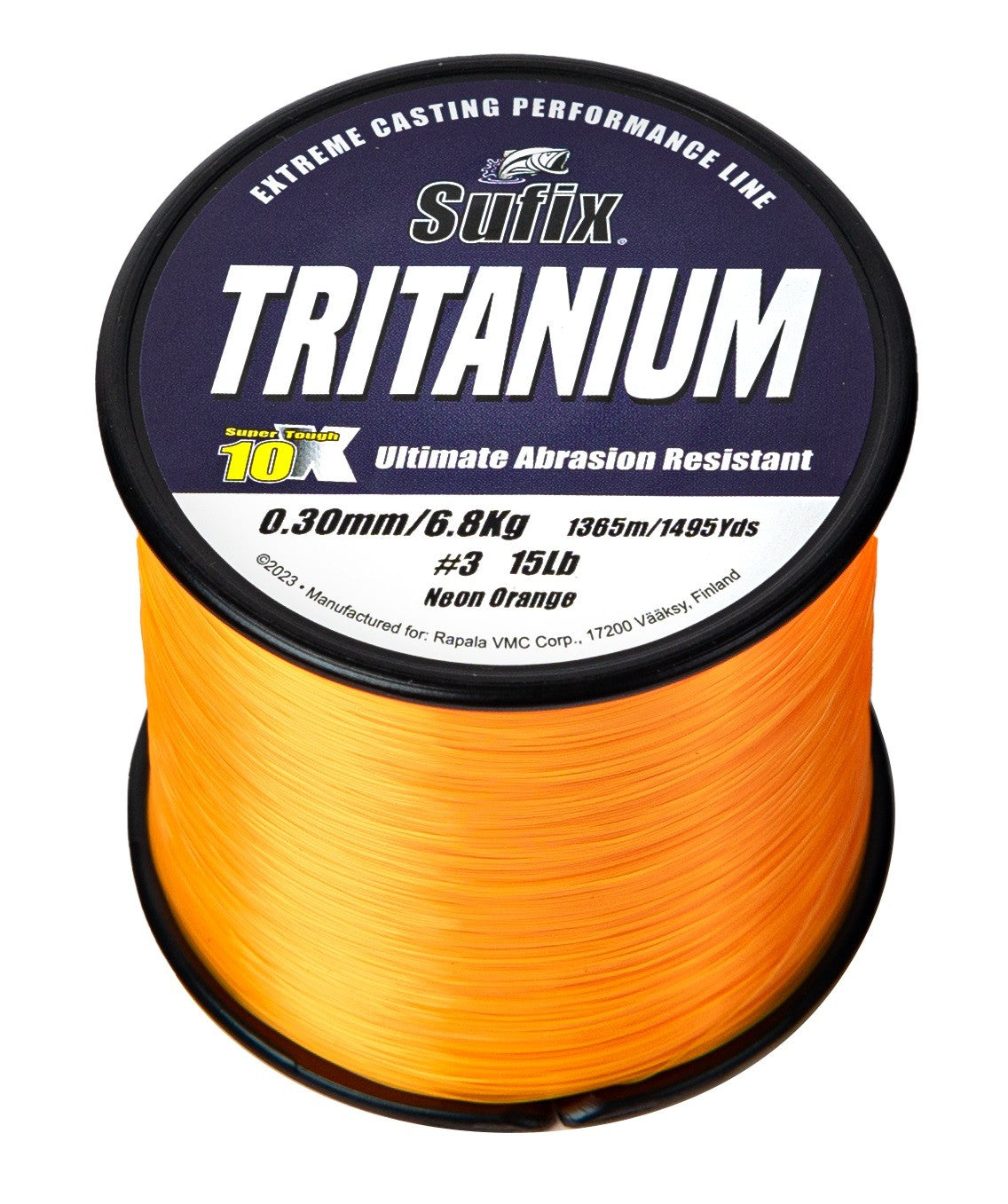 TRITANIUM O,28mm/5,5kg neon orange 1750m Sufix monofil (8db/cs)