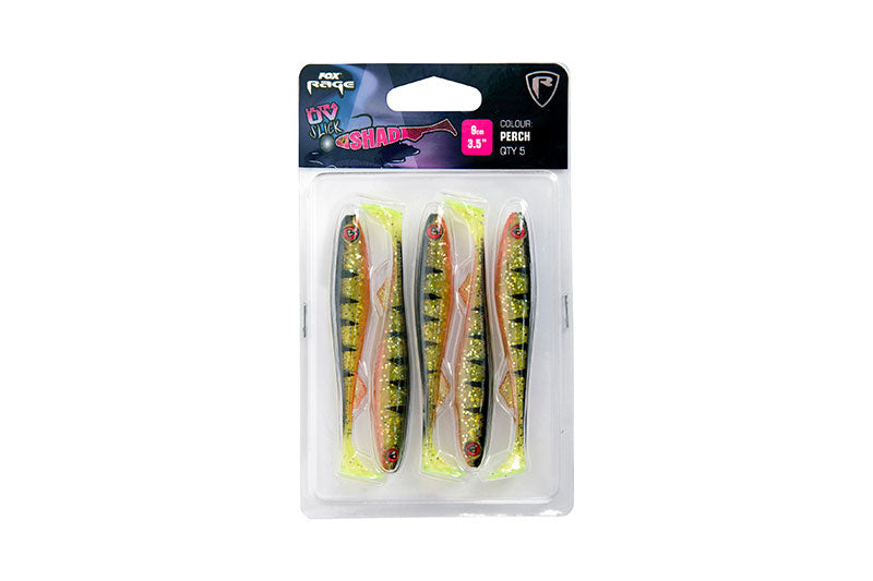 Fox Rage Ultra UV Slick Shad Single Colour Packs