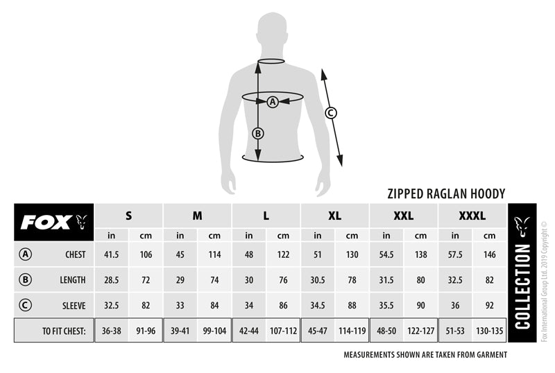 Fox Collection LW Hoody Green & Black