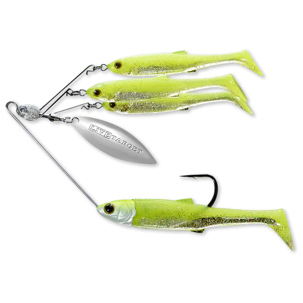BAITBALL SPINNER RIG SMALL/7G 857 CHART/SILVER