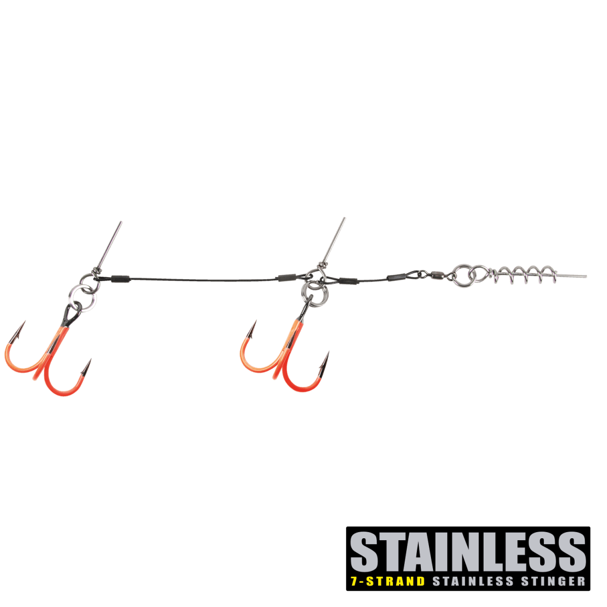 CWC Pro UV Orange Stinger - 100lb Original Tandem 2/0 - 1pc