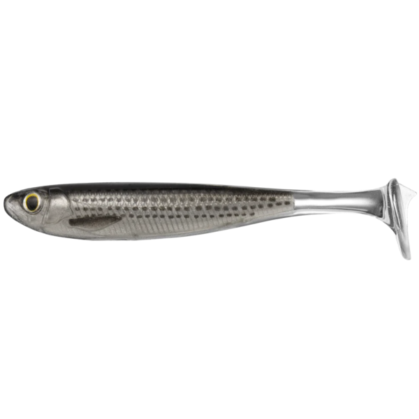 SLOW-ROLL MULLET PADDLE TAIL 12,5CM 717 SILVER/BLACK