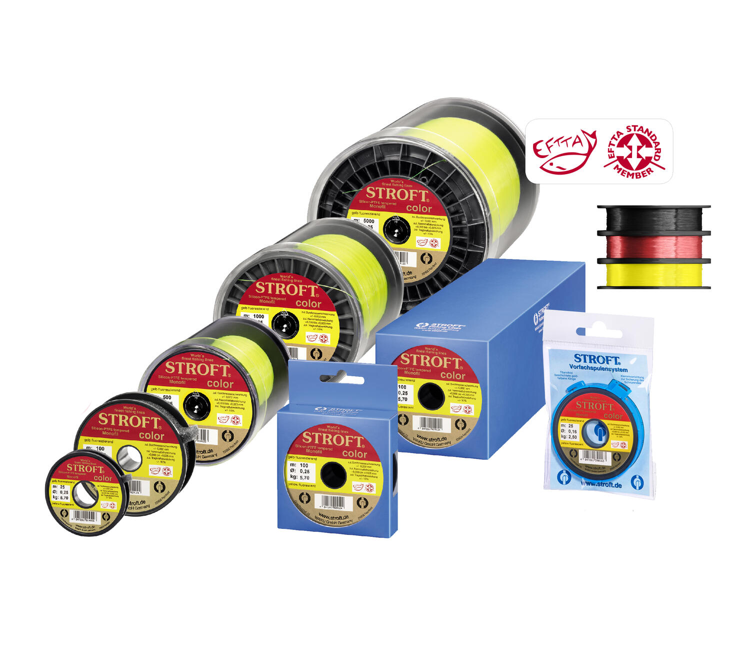 FIR COLOR GALBEN FLUO 040MM/10,3KG/1000M
