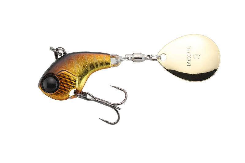 SPINNER DERACOUP 3/226.8g SILVER POWDER GOLD&BLACK