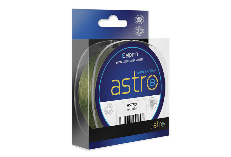 Delphin ASTRO 8 verde 0,15mm 9,5kg 130m