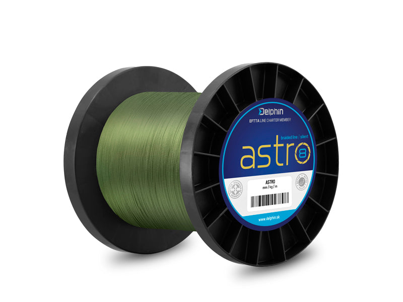 Delphin ASTRO 8 verde 0,15mm 9,5kg 1300m