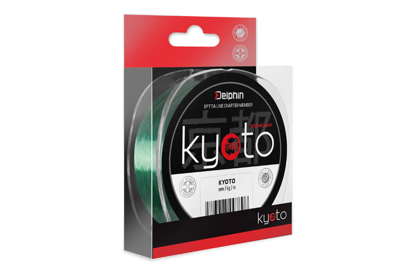 Monofilament Delphin KYOTO verde 0,165mm 2,5kg 300m