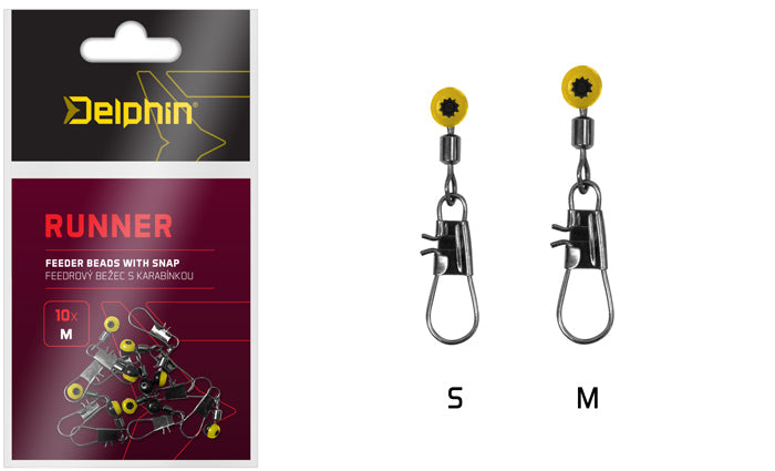 Feeder vârtejul şi carabina Delphin RUNNER / 10buc M
