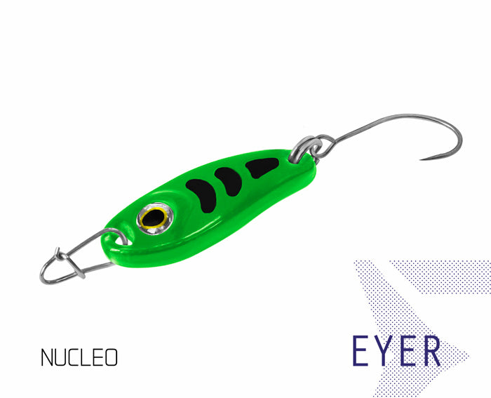 Lingurita oscilanta Delphin EYER 1.5g ZEBRA Hook #8